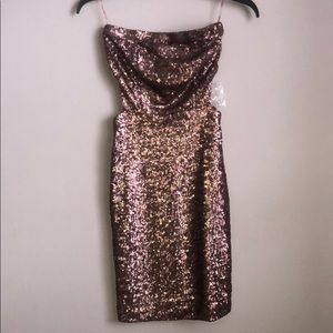 Sequins mini dress